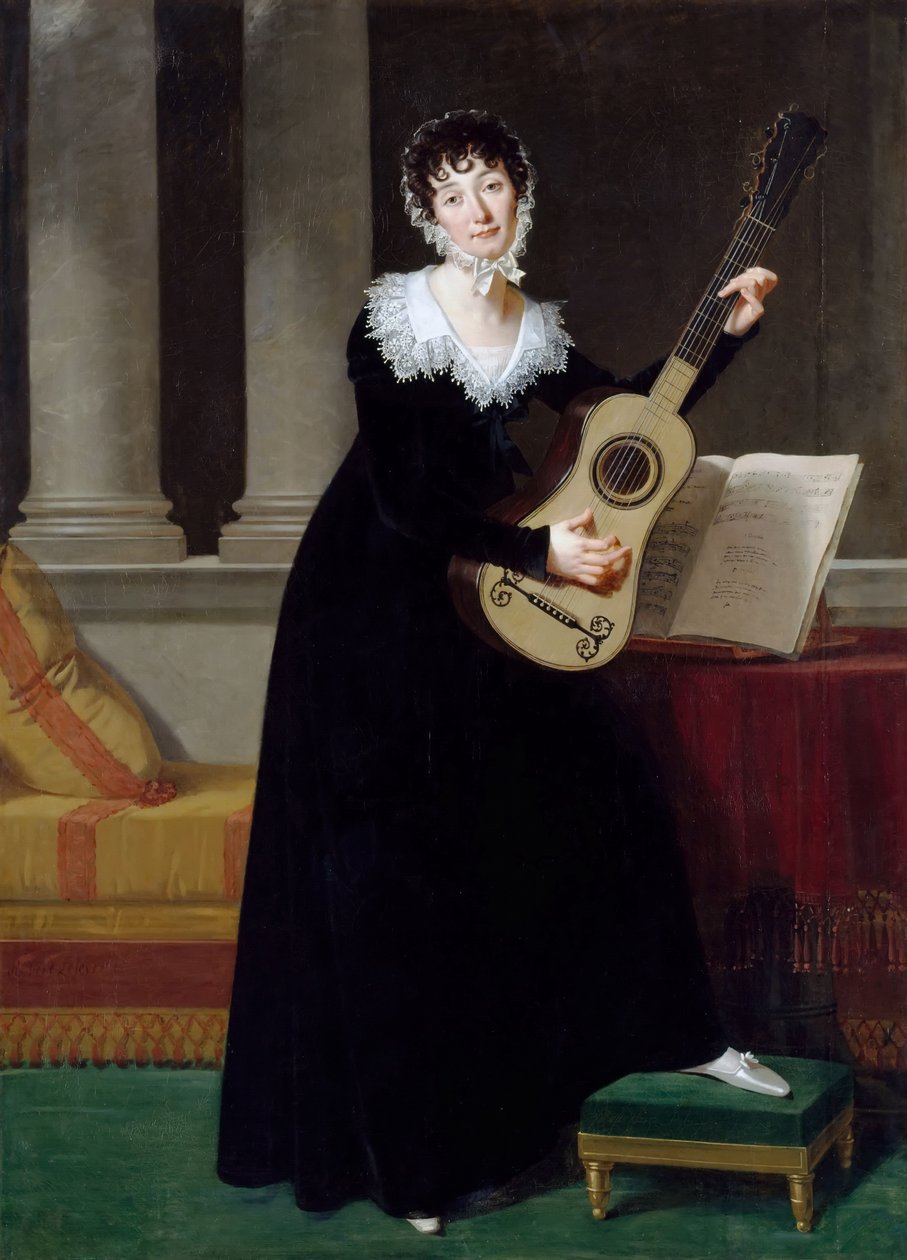 Pauline Duchambge portréja 1778-1858, sz. de Montet alkotó: Robert Lefevre