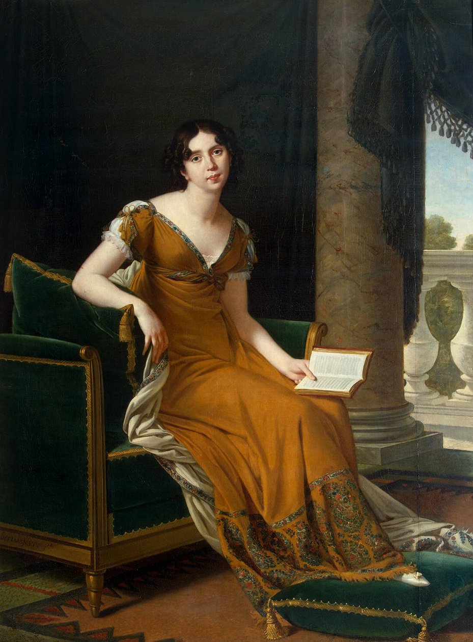 Elizaveta Demidova portréja, 1805. o. (olaj, vászon) alkotó: Robert Lefevre