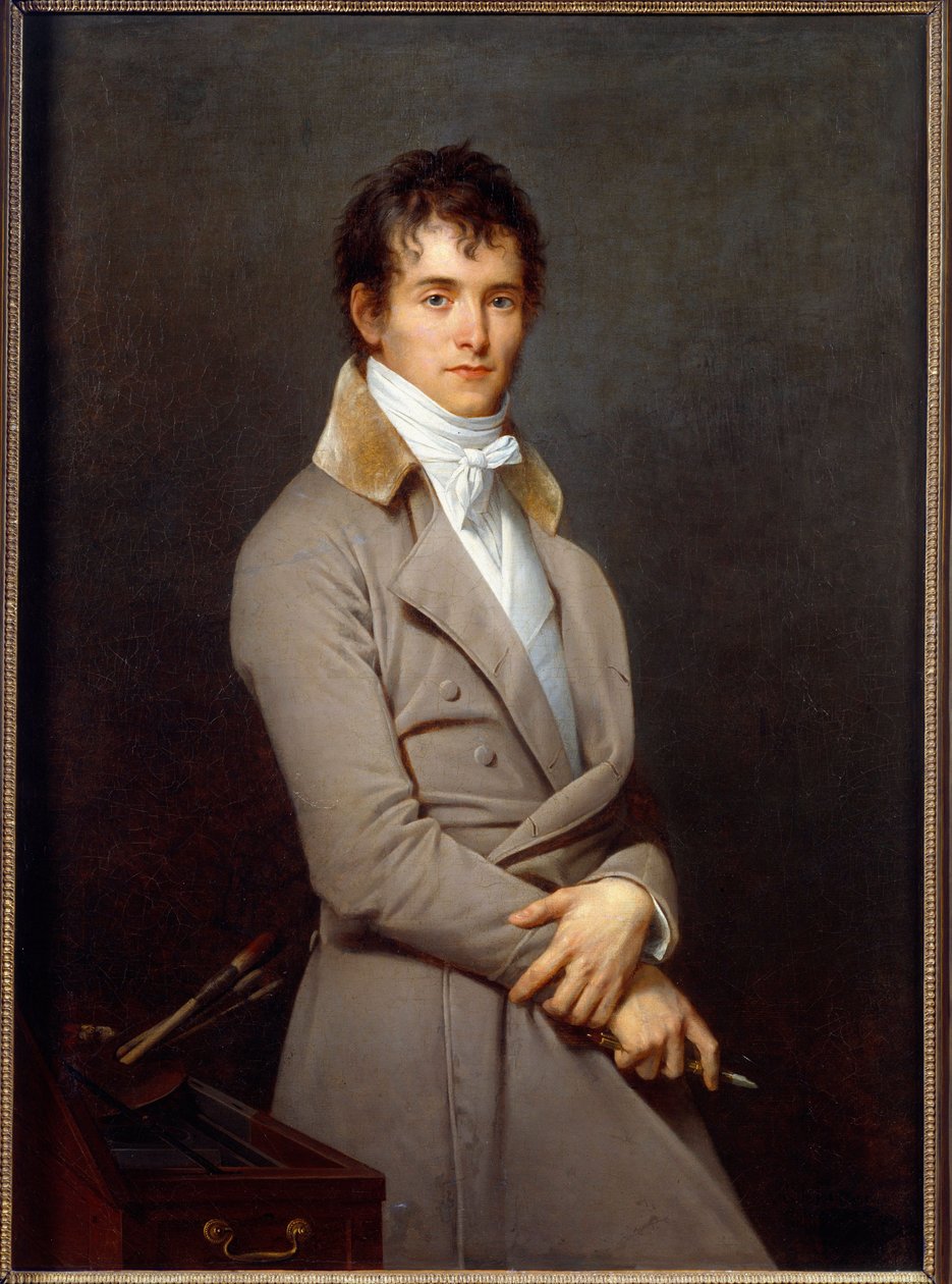 Pierre Narcisse (Pierre-Narcisse) Guerin (1774-1833) festő portréja Robert Lefevre (1755-1830) festménye 19. század V: 1,09x0,8 m - Orleans musee des beaux arts alkotó: Robert Lefevre