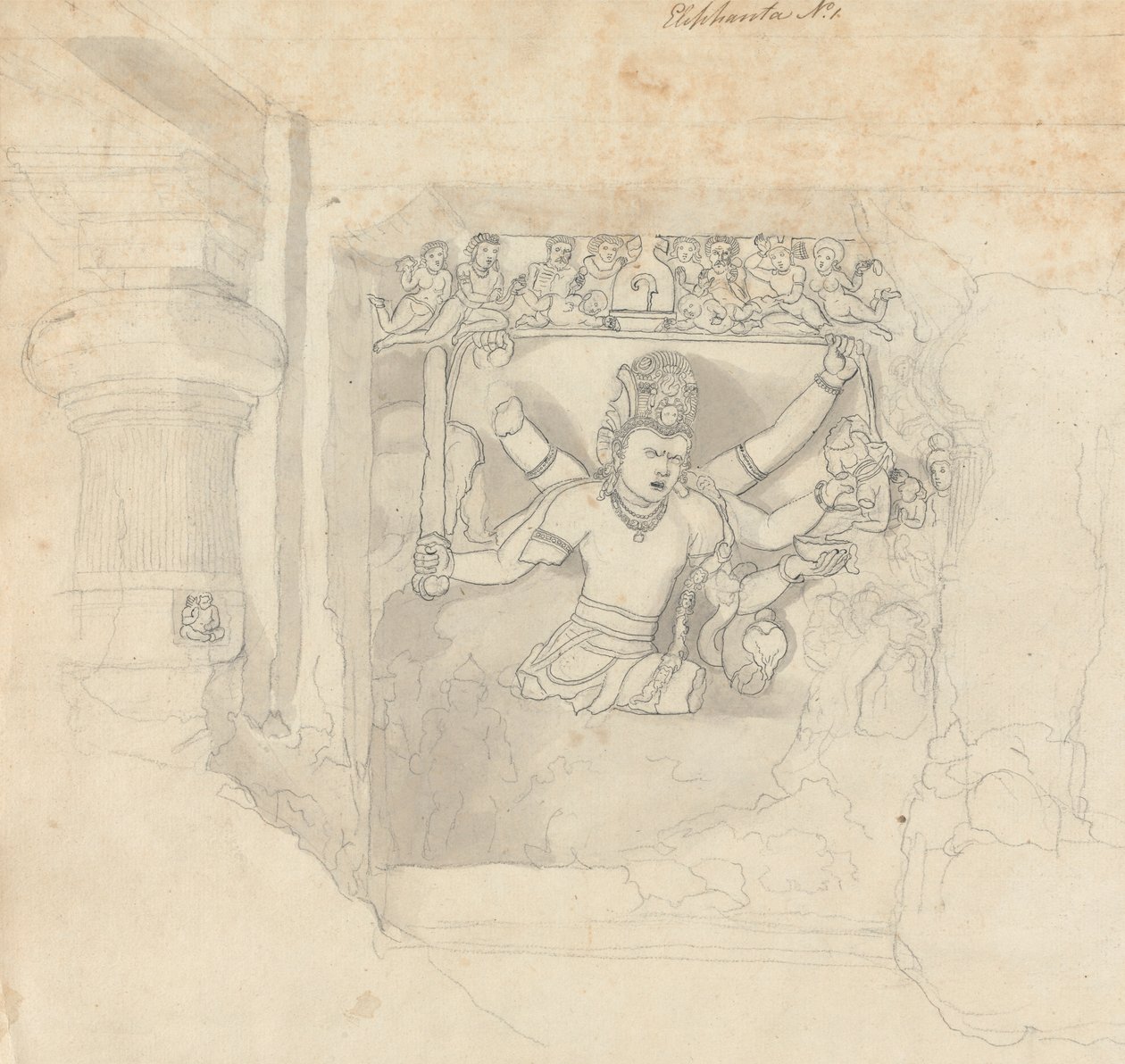 Az Elephanta figurája alkotó: Robert Mabon
