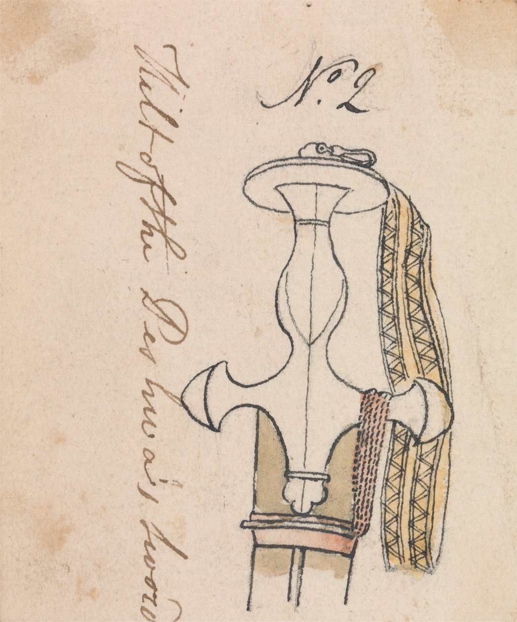 Peshwa kardjának markolata alkotó: Robert Mabon
