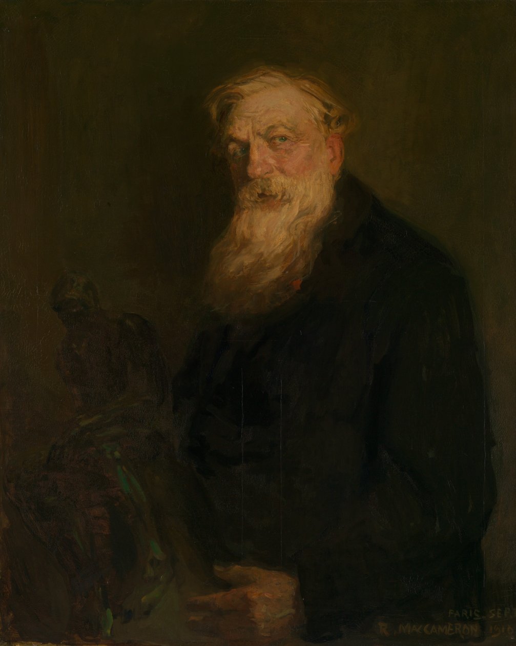 Auguste Rodin, 1910. alkotó: Robert MacCameron