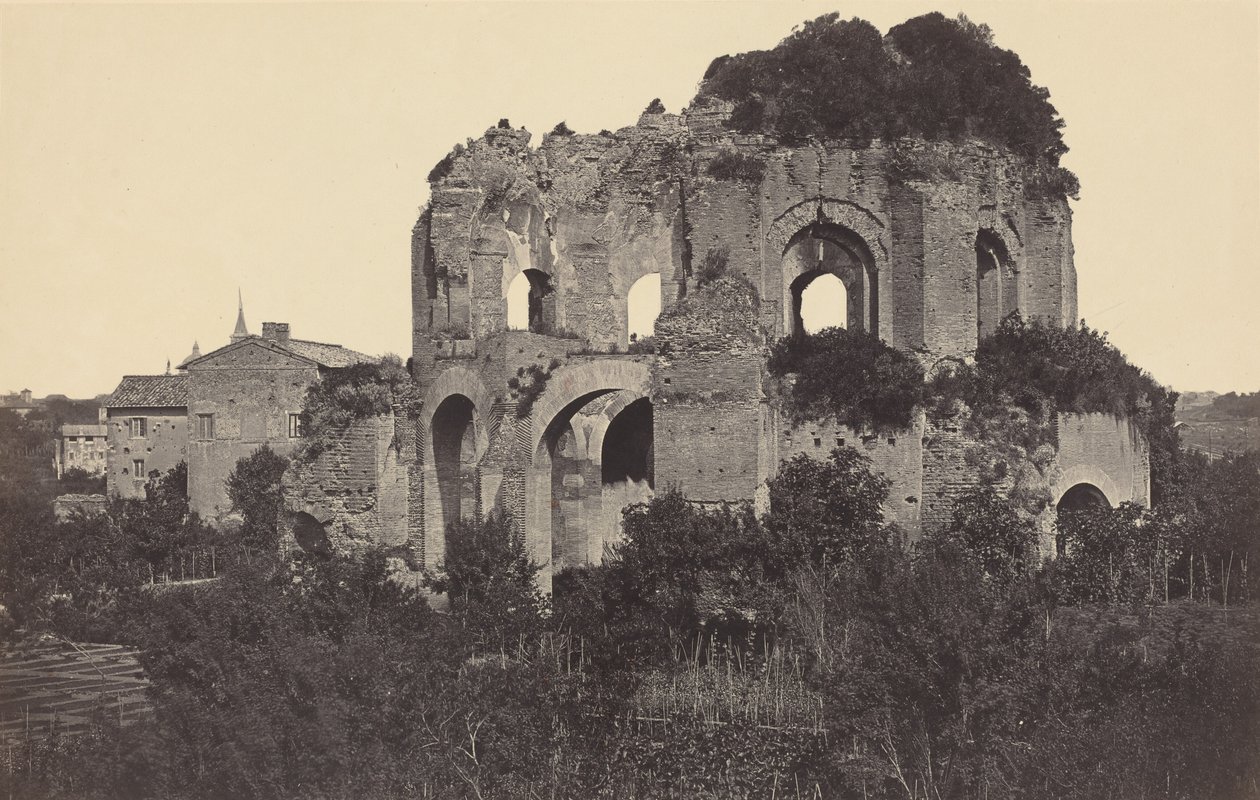 A Templum Minerva Medica és környéke,1861 (fotó) alkotó: Robert MacPherson