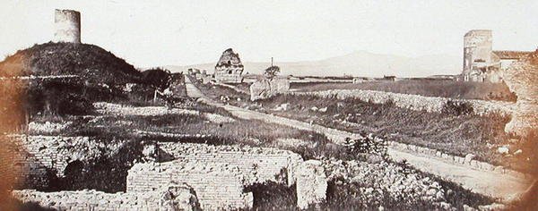 Kilátás a Via Appia Anticára (f/w fotó) alkotó: Robert MacPherson