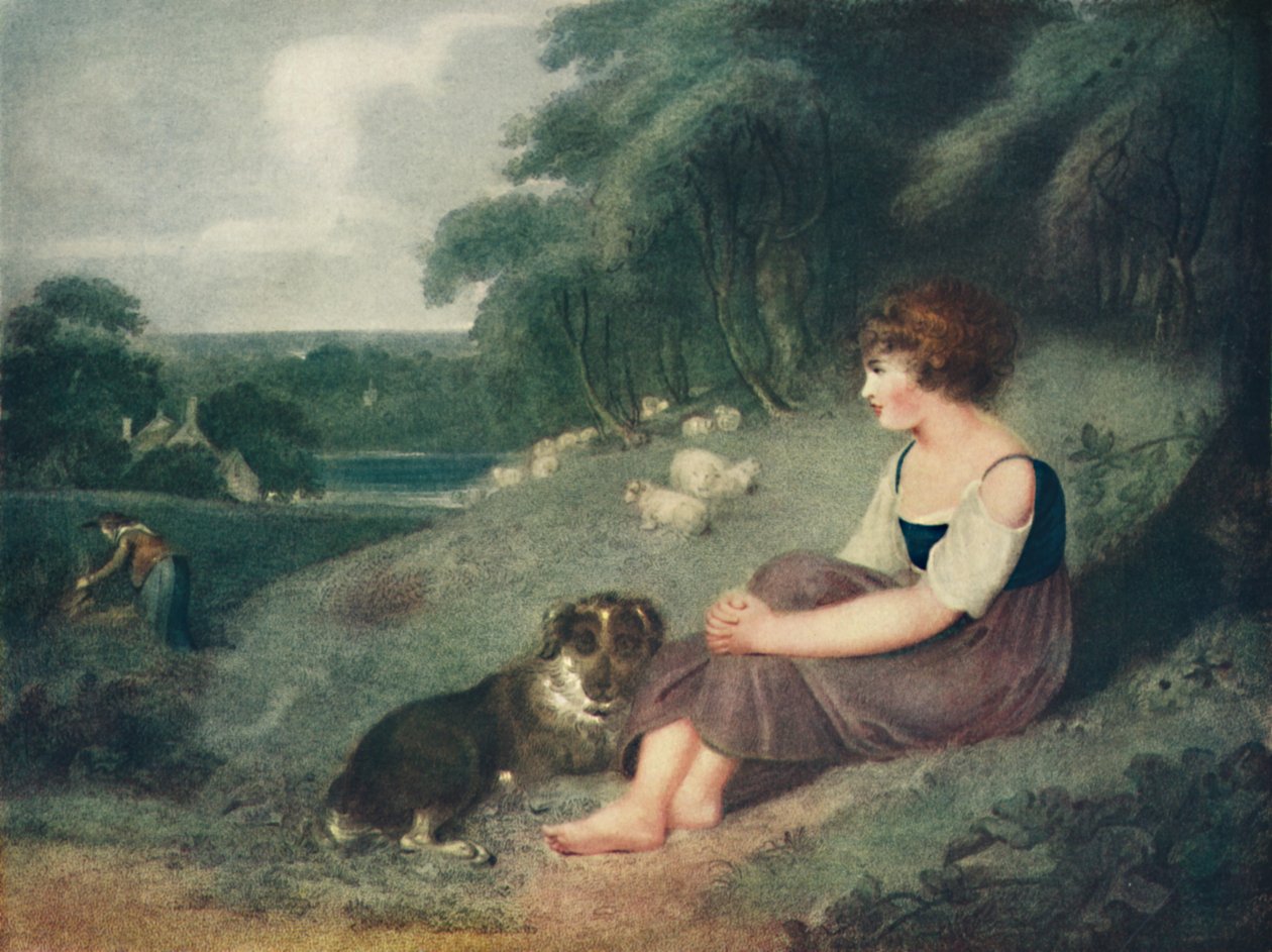 „A páfrányvágó gyermeke”, 1800, 1925 alkotó: Robert Mitchell Meadows