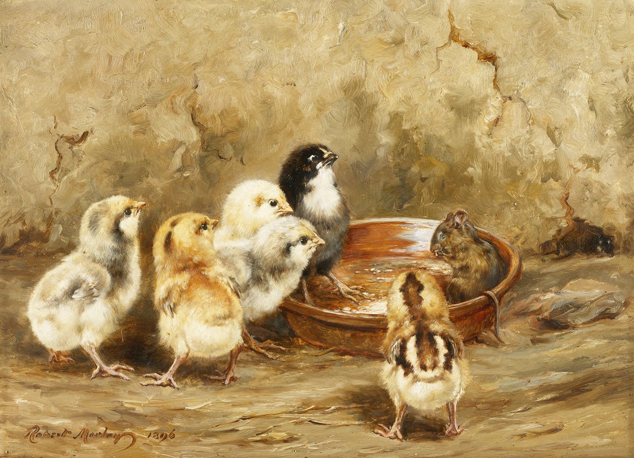 A hívatlan ebédvendég, 1896 alkotó: Robert Morley