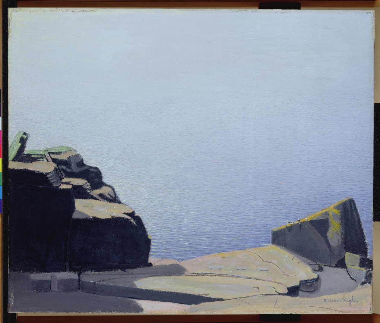 Nyugodt nap (olaj, vászon) alkotó: Robert Morson Hughes