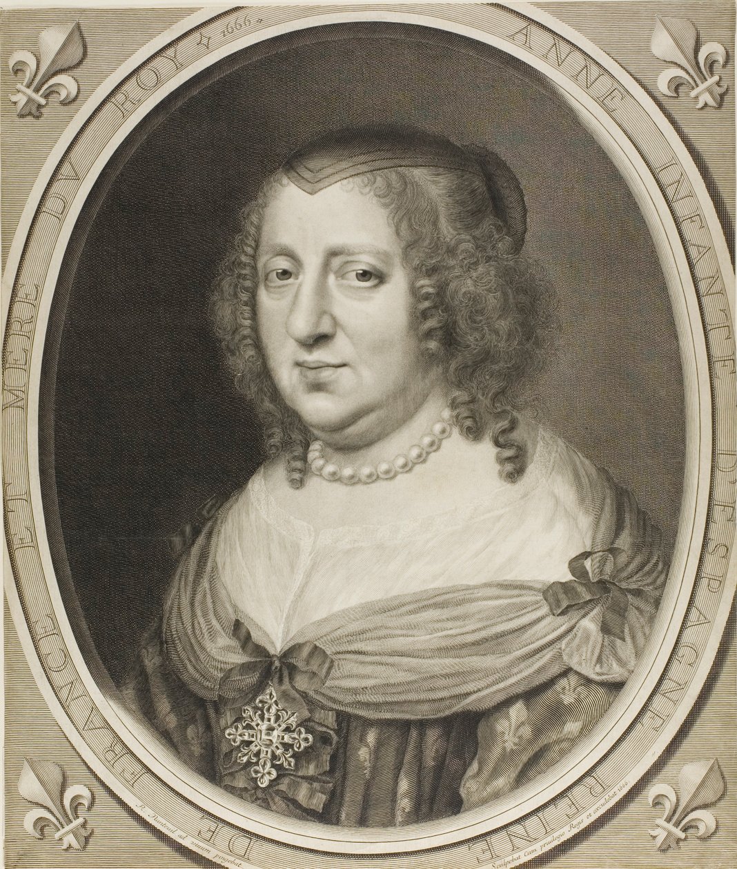 Ausztria Anna alkotó: Robert Nanteuil