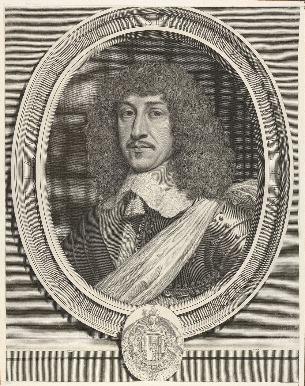 Bernard de Foix de La Valette Epernon hercege, 1630. alkotó: Robert Nanteuil