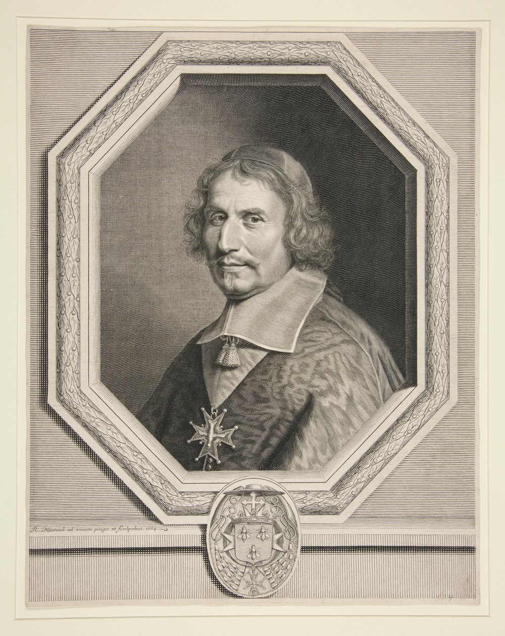 Antoine Barberin bíboros, Reims érseke (reimsi érsek) alkotó: Robert Nanteuil