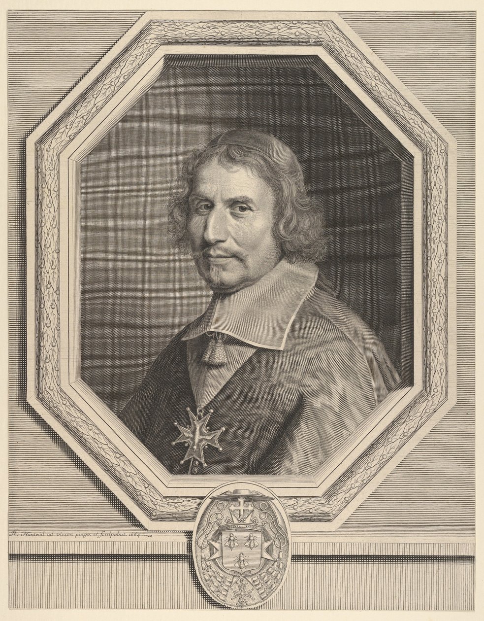 Antonio Barberini bíboros alkotó: Robert Nanteuil