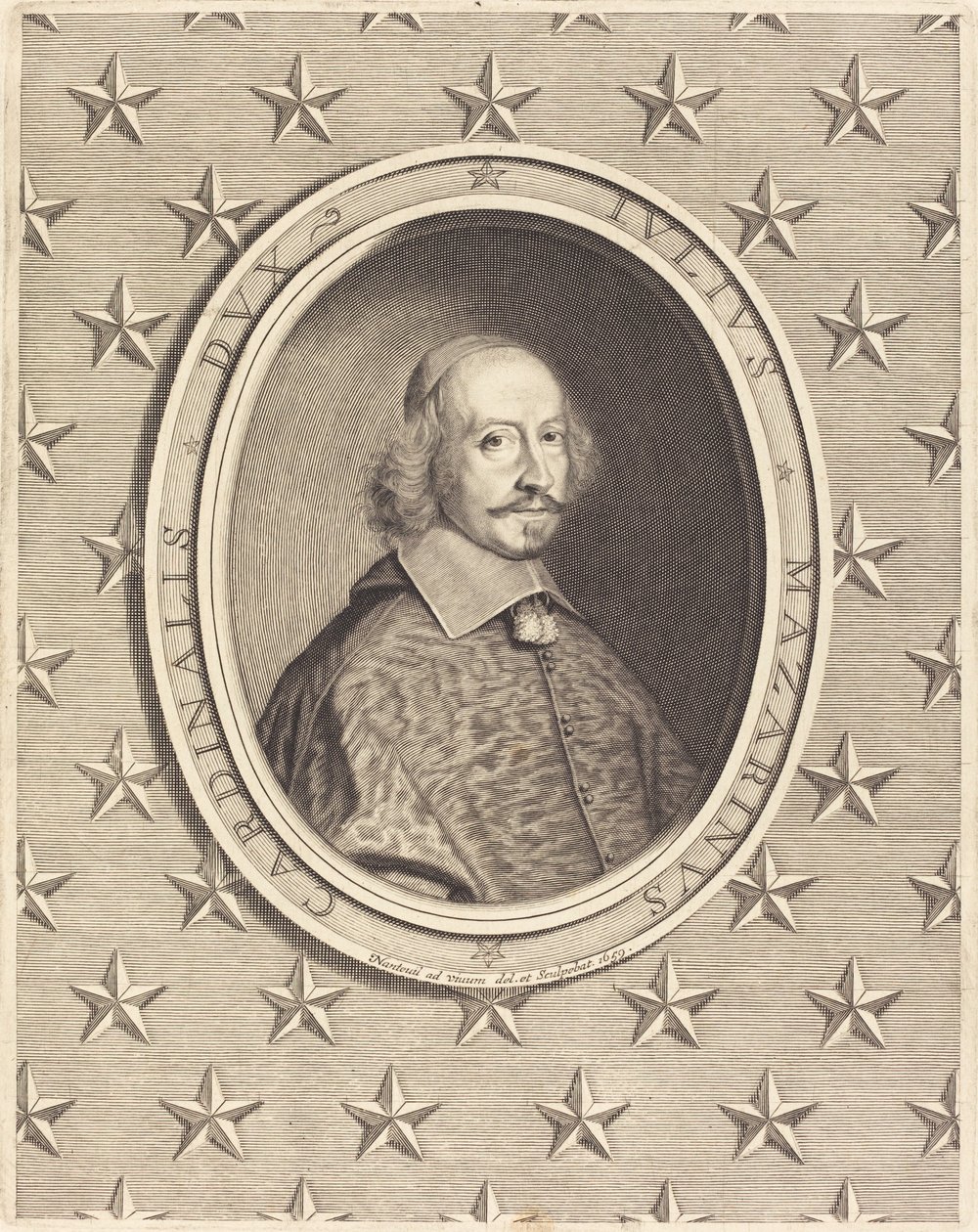 Jules Mazarin bíboros alkotó: Robert Nanteuil