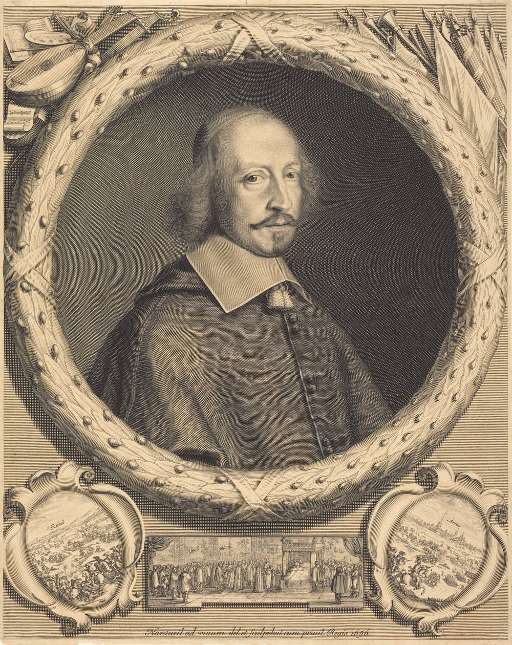 Jules Mazarin bíboros alkotó: Robert Nanteuil