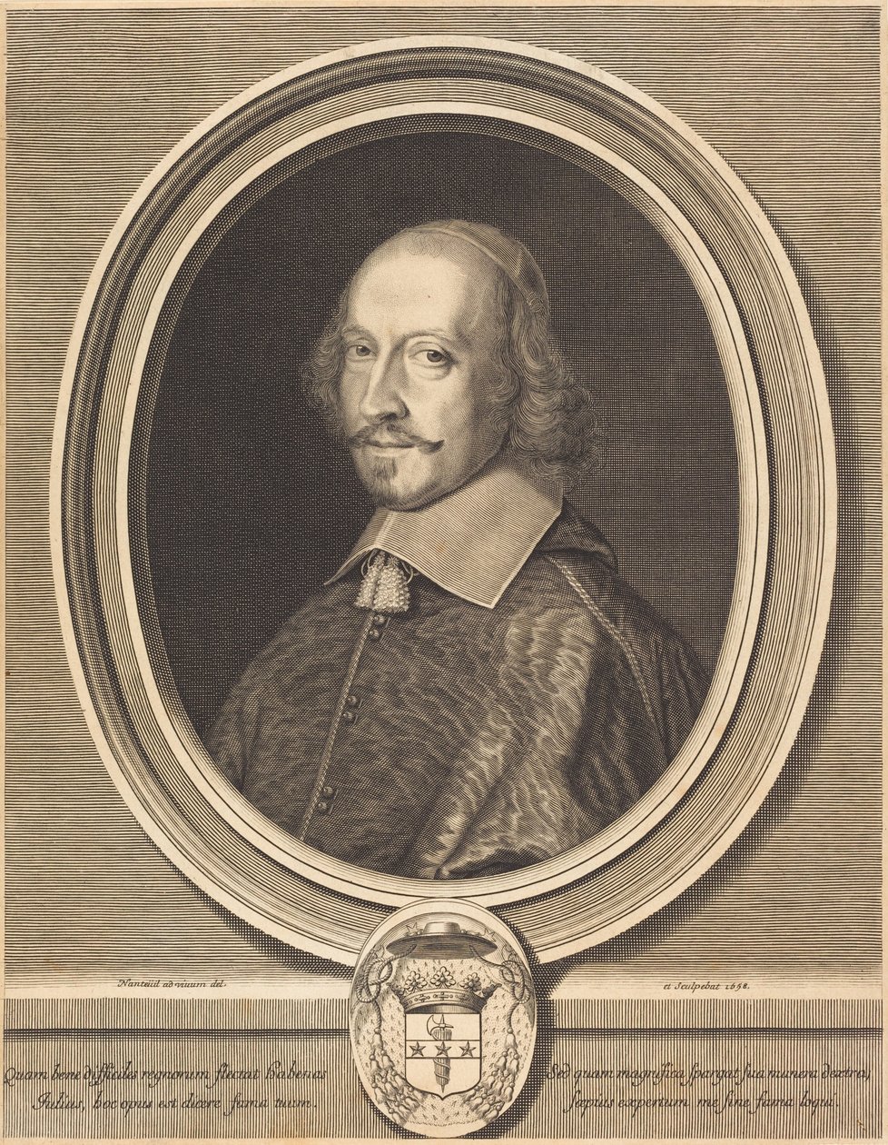 Jules Mazarin bíboros alkotó: Robert Nanteuil