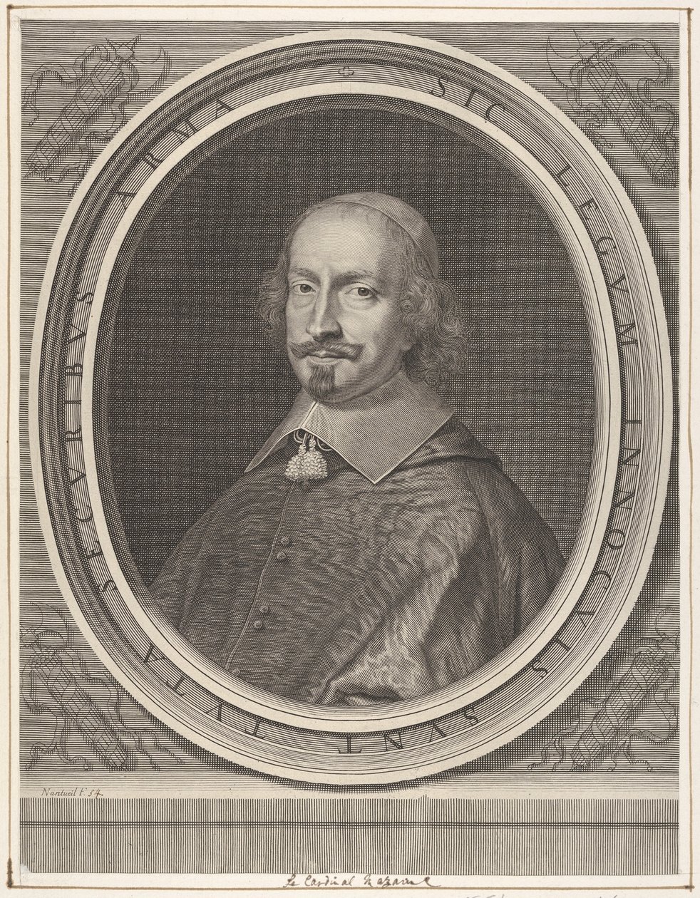 Jules Mazarin bíboros alkotó: Robert Nanteuil