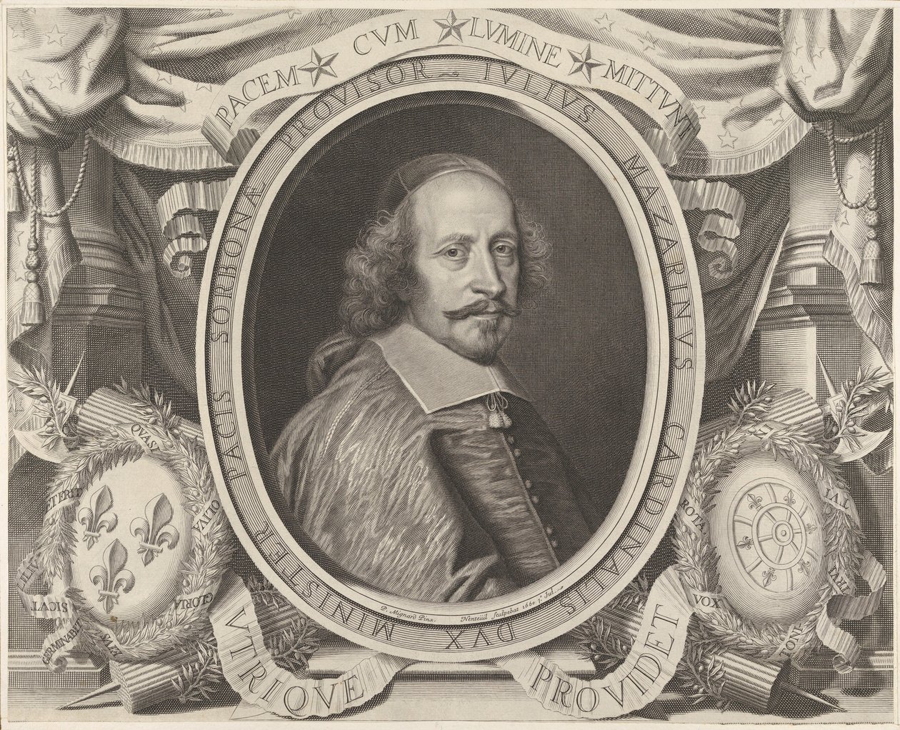 Jules Mazarin bíboros alkotó: Robert Nanteuil