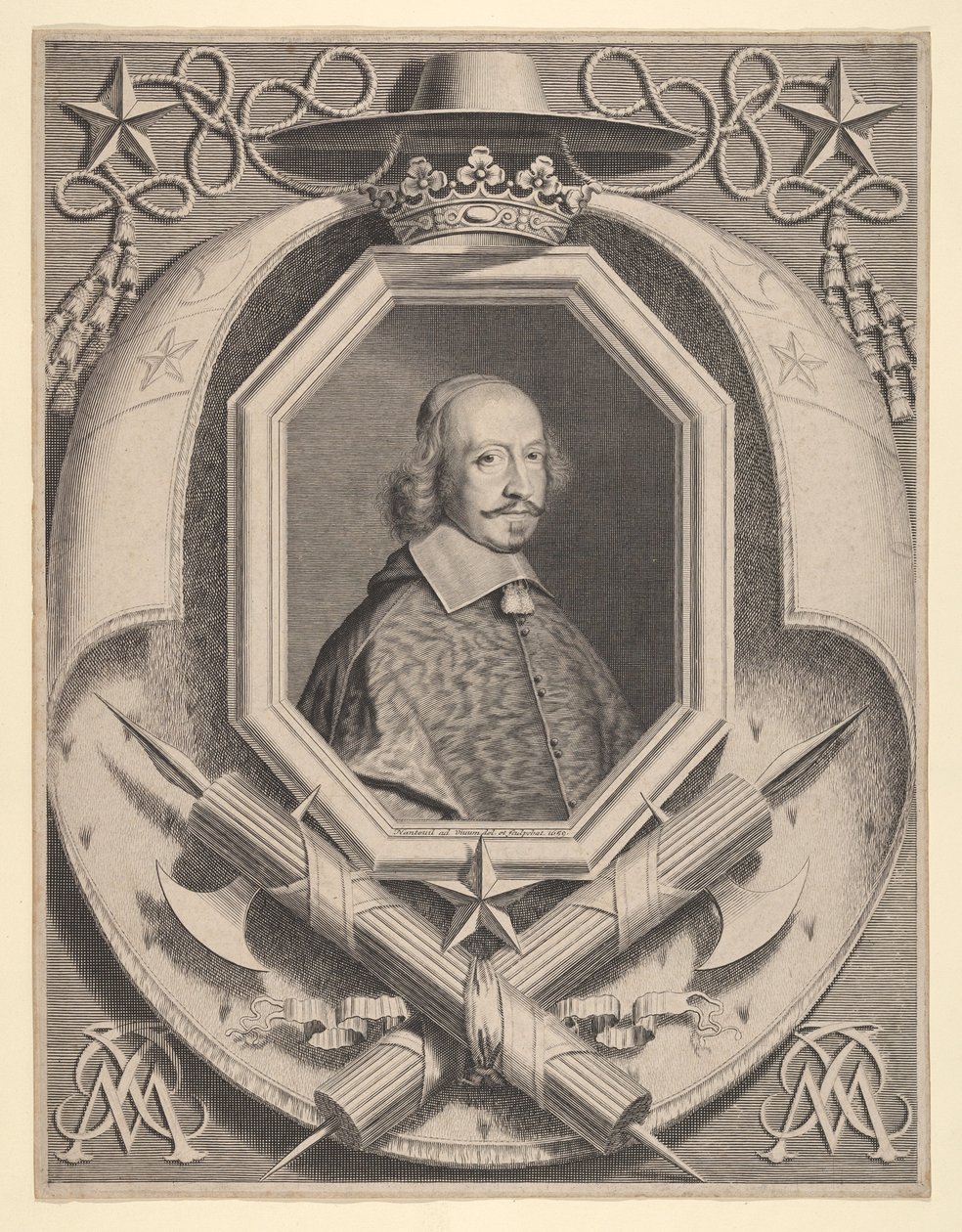 Jules Mazarin bíboros alkotó: Robert Nanteuil