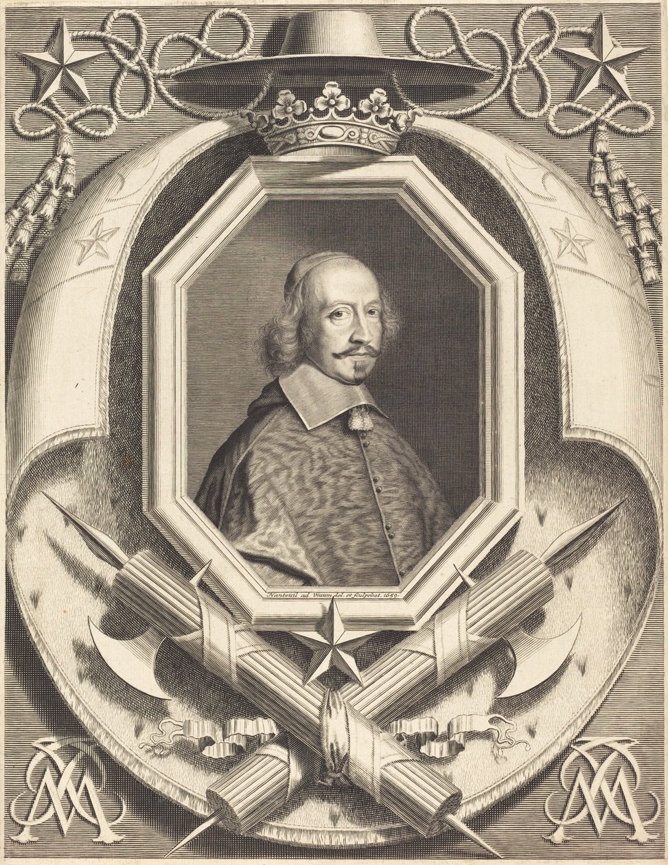 Jules Mazarin bíboros alkotó: Robert Nanteuil