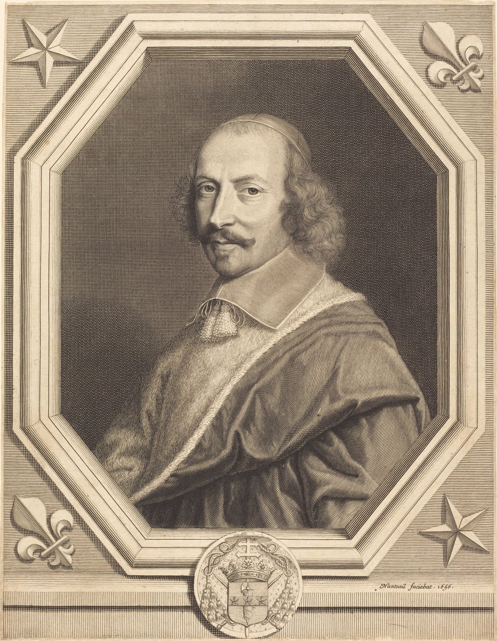 Jules Mazarin bíboros alkotó: Robert Nanteuil