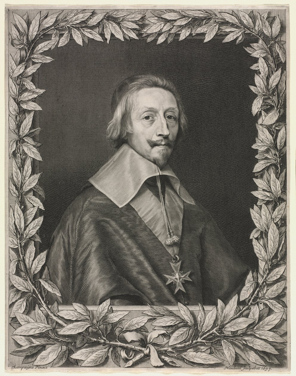 Richelieu bíboros, 1657. alkotó: Robert Nanteuil