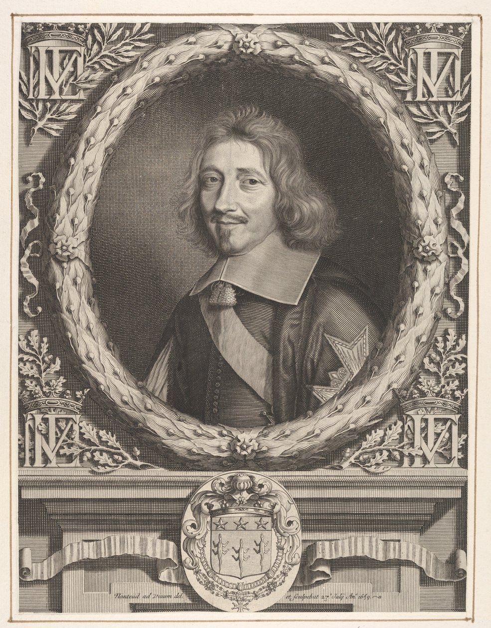 Michel IV Le Tellier kancellár, 1659. alkotó: Robert Nanteuil