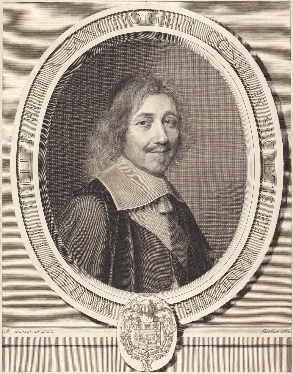 Michel Le Tellier kancellár alkotó: Robert Nanteuil