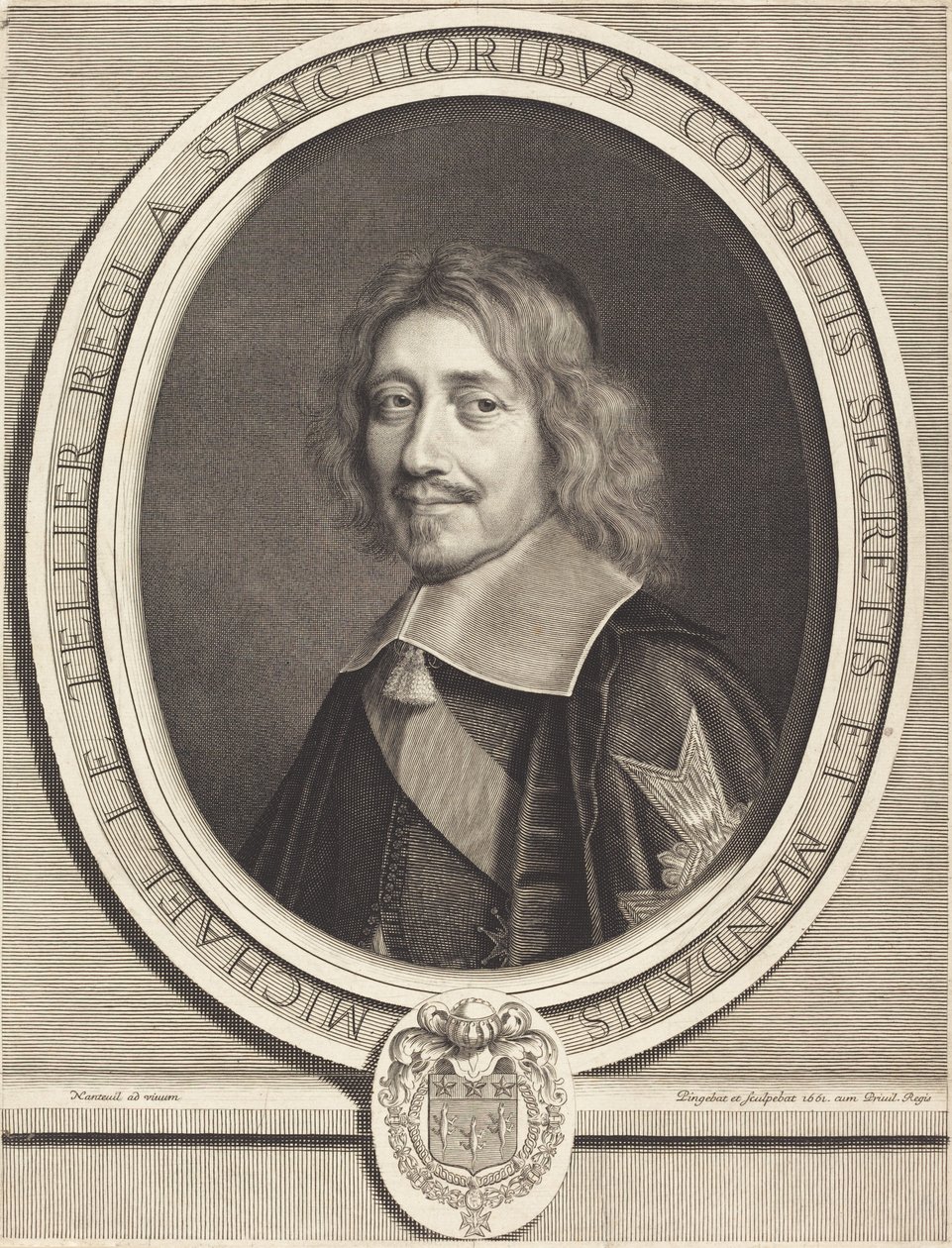 Michel Le Tellier kancellár alkotó: Robert Nanteuil