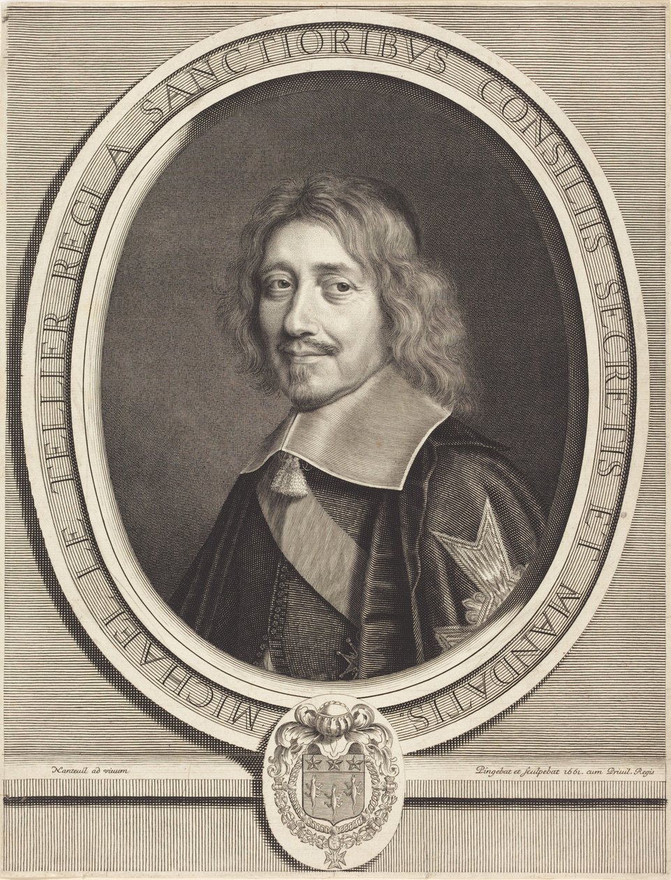 Michel Le Tellier kancellár alkotó: Robert Nanteuil