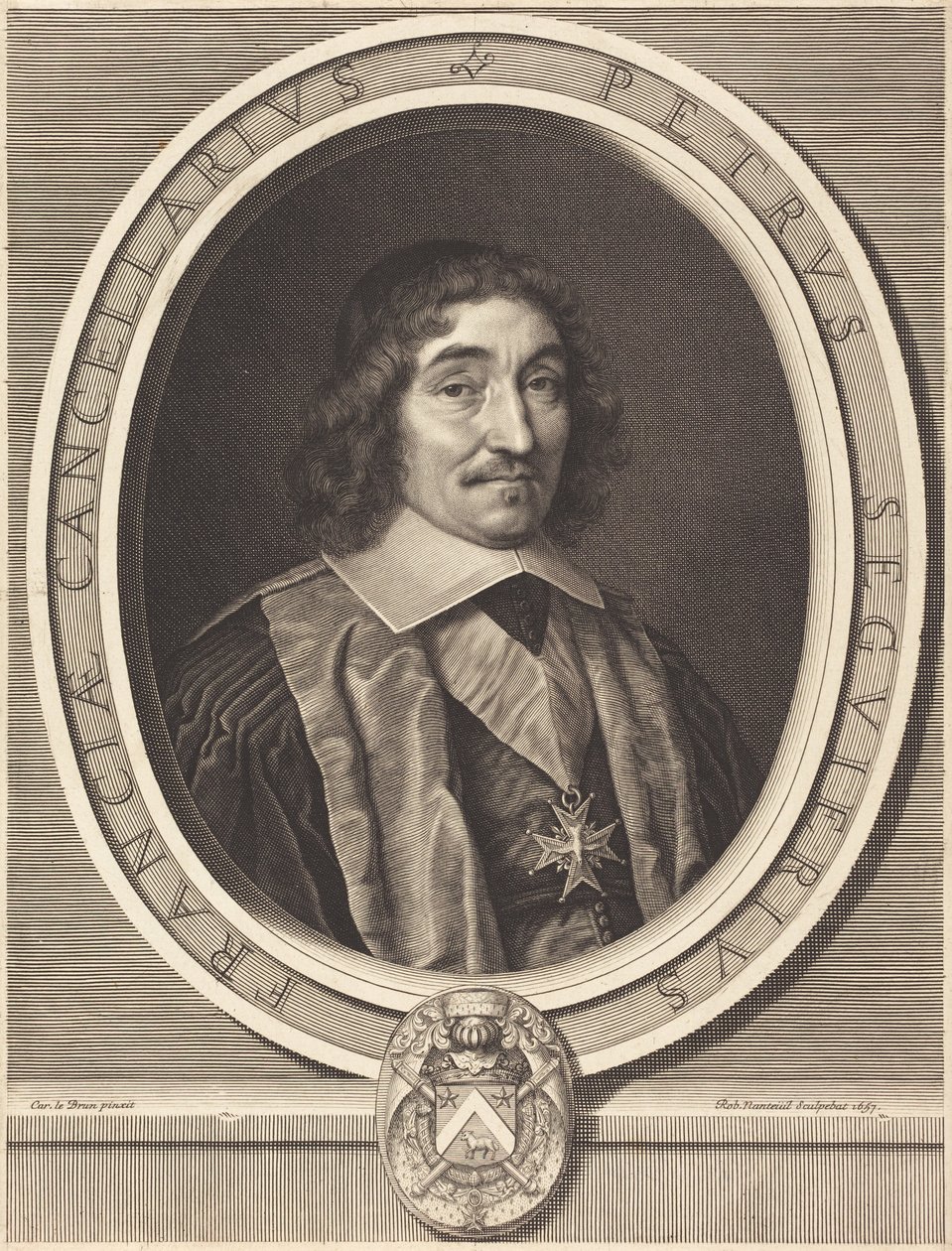 Pierre Séguier kancellár alkotó: Robert Nanteuil
