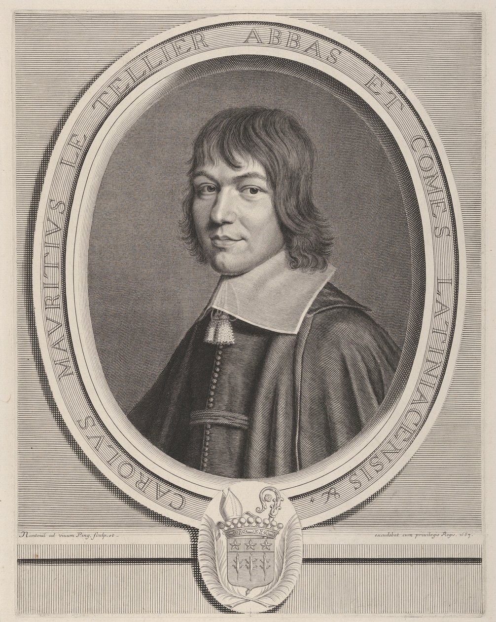 Charles-Maurice Le Tellier, 1663. alkotó: Robert Nanteuil