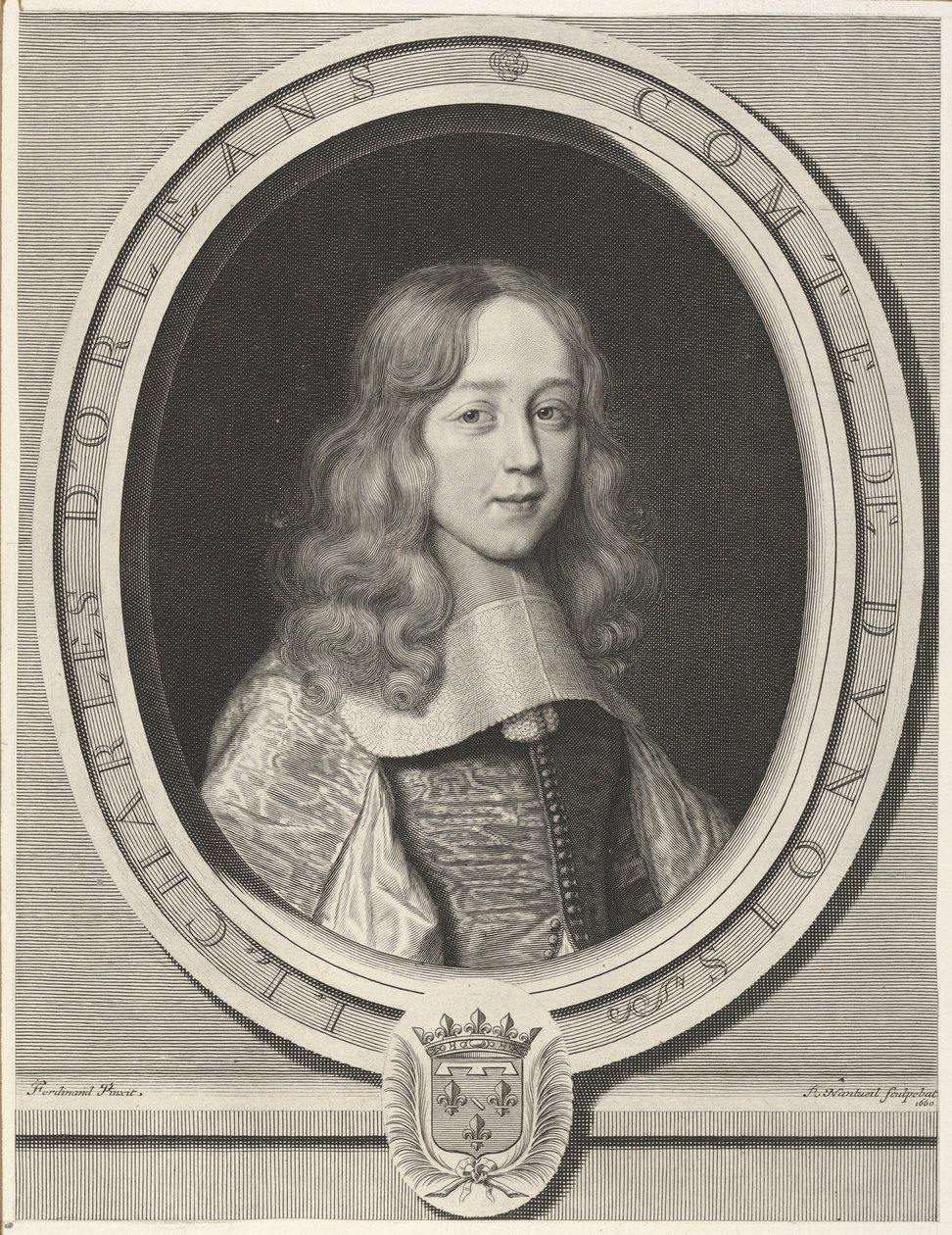 Charles dOrléans-Longueville, Dunois grófja, 1660. alkotó: Robert Nanteuil