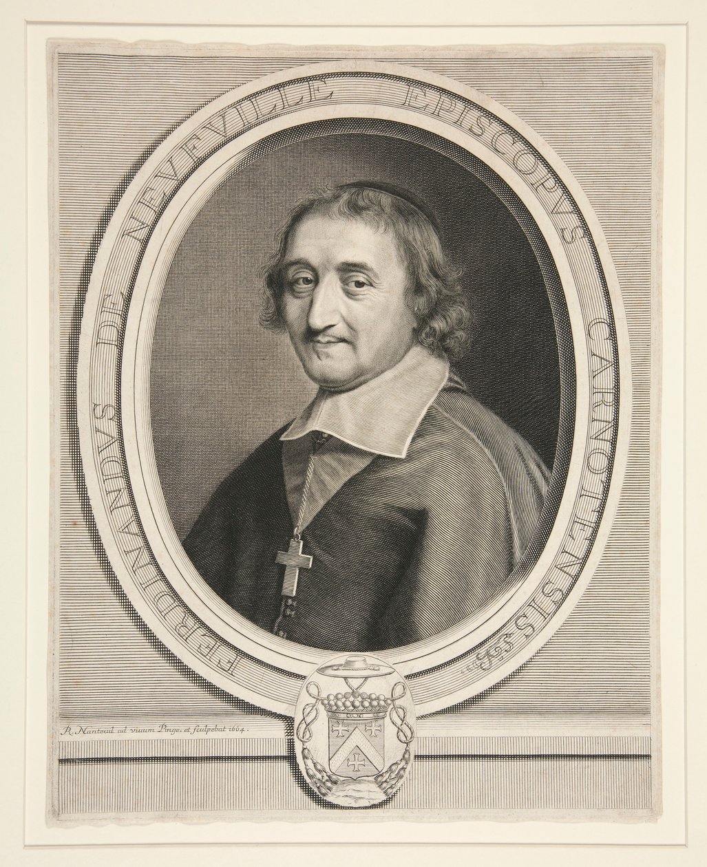 Ferdinand de Neufville, Chartres püspöke (1608-1678) alkotó: Robert Nanteuil