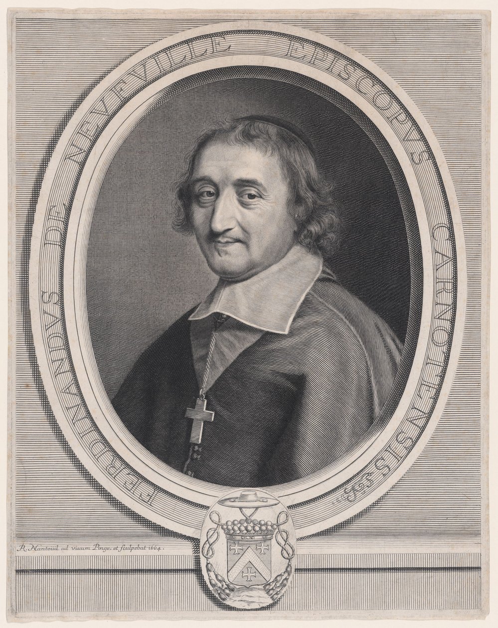 Ferdinand de Neufville, Chartres püspöke (1608-1678) alkotó: Robert Nanteuil