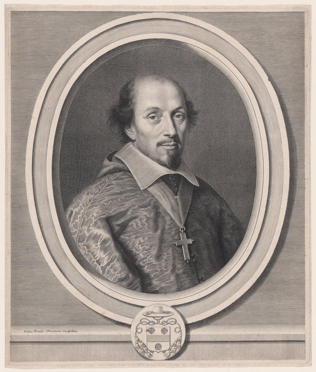 François Mallier du Houssay, Troyes püspöke (Bishop of Troyes) alkotó: Robert Nanteuil