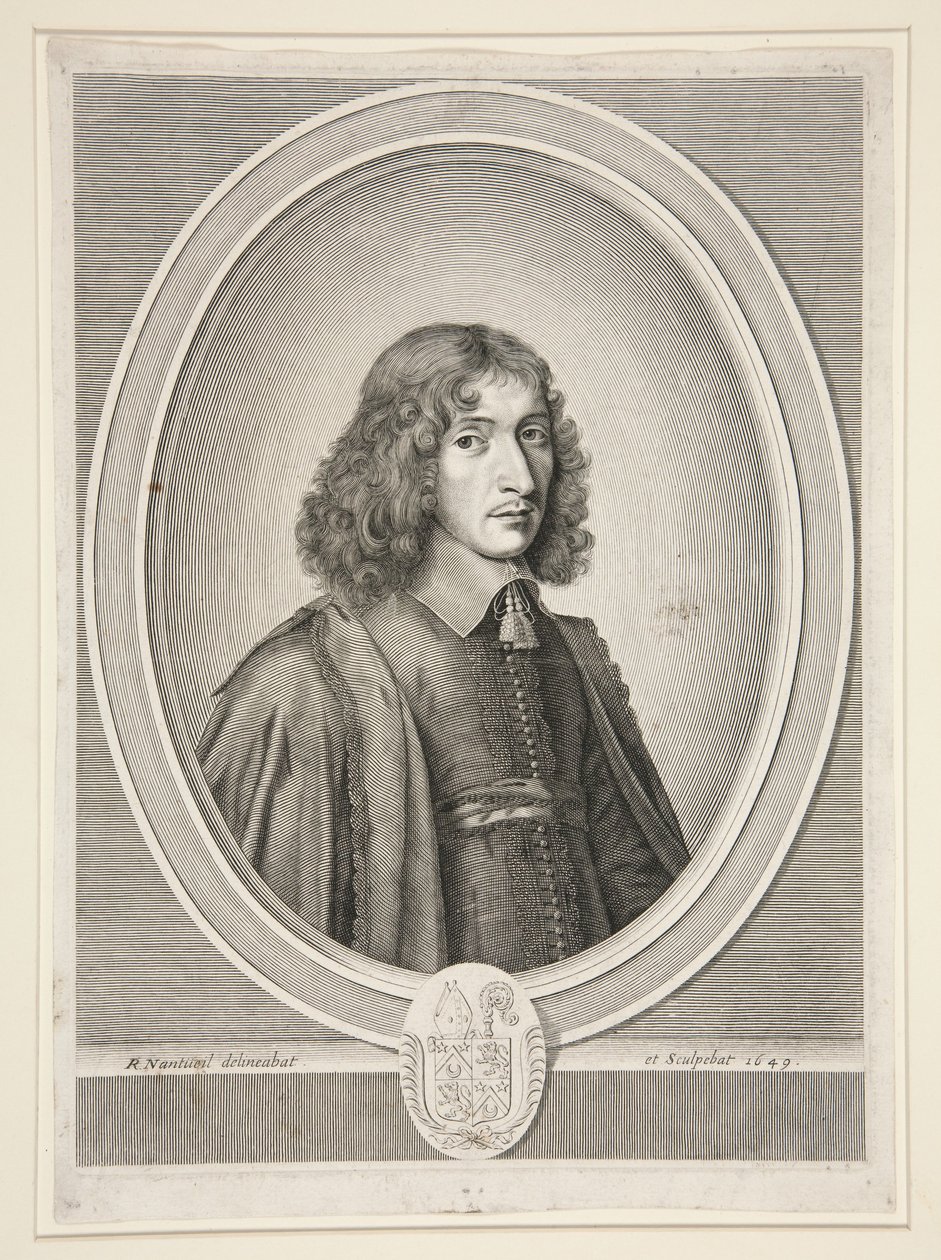 François Molé, a bordeaux-i Sainte-Croix apátja, majd kérelemügyi főtanácsos (1625–1712) alkotó: Robert Nanteuil