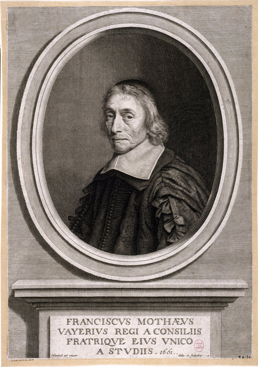 François de la Mothe-Levayer. 1661. alkotó: Robert Nanteuil