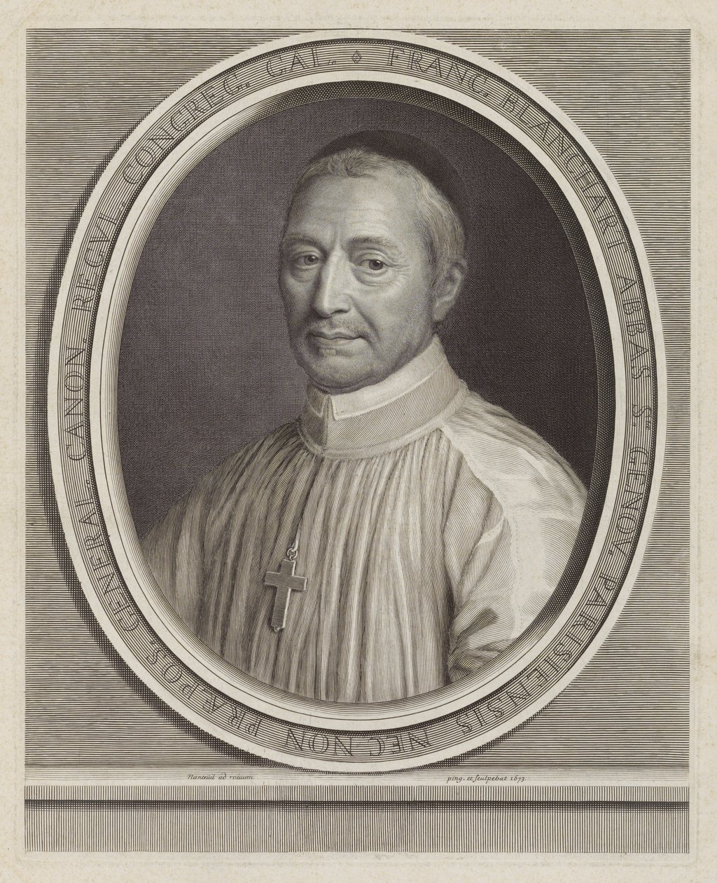 François Blanchart, Abb? de Sayde-Geneva?be (Sayde-Geneva?be apát) alkotó: Robert Nanteuil