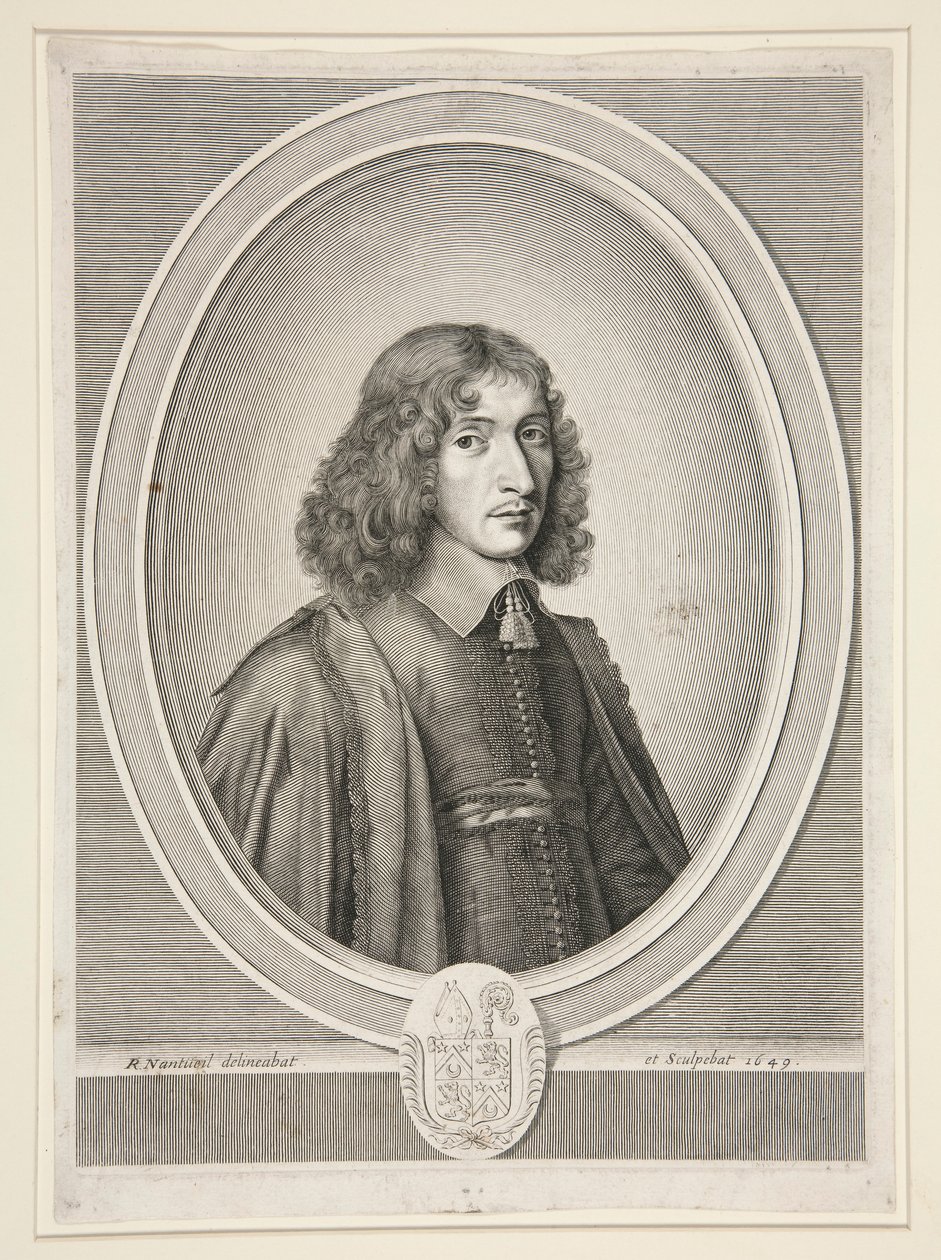 François Mol?, apát? Sainte-Croix de Bordeaux, majd Ma?tre des Requ?tes (bordeaux-i Sainte-Croix apátja, majd a kérések mestere) (1625-1712) alkotó: Robert Nanteuil
