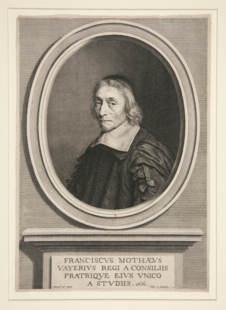 François de la Mothe-Le Vayer, tanácsadója alkotó: Robert Nanteuil