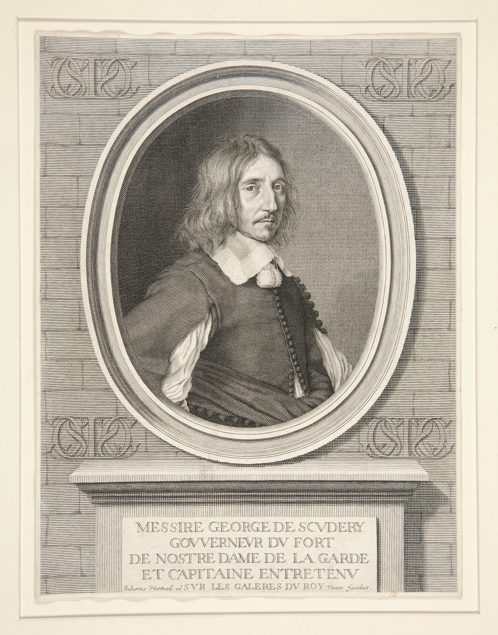 Georges de Scud?ry, író, az Akadémia tagja (1601-1668) alkotó: Robert Nanteuil