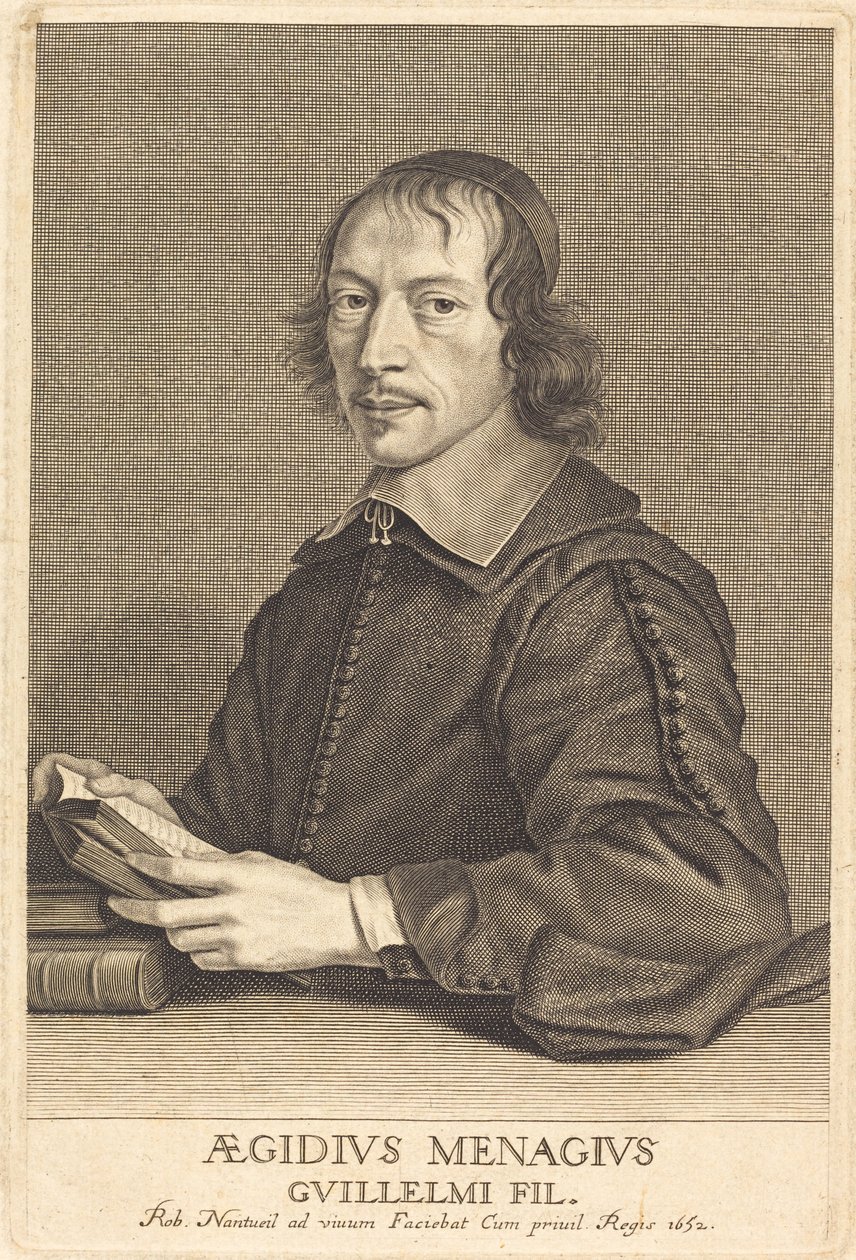 Gilles Menage alkotó: Robert Nanteuil