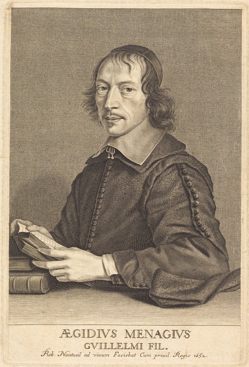 Gilles Ménage alkotó: Robert Nanteuil