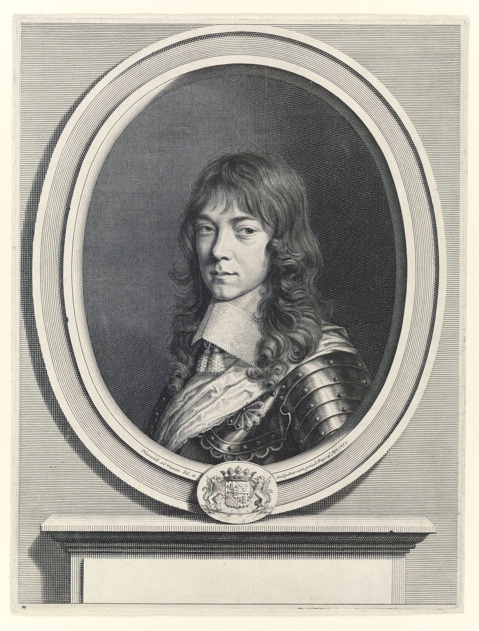 Godefroi-Maurice de la Tour d’Auvergne, Bouillon hercege, Franciaország főkamarája (Duke of Bouillon, Grand Chamberlain of France) (1641–1721) alkotó: Robert Nanteuil