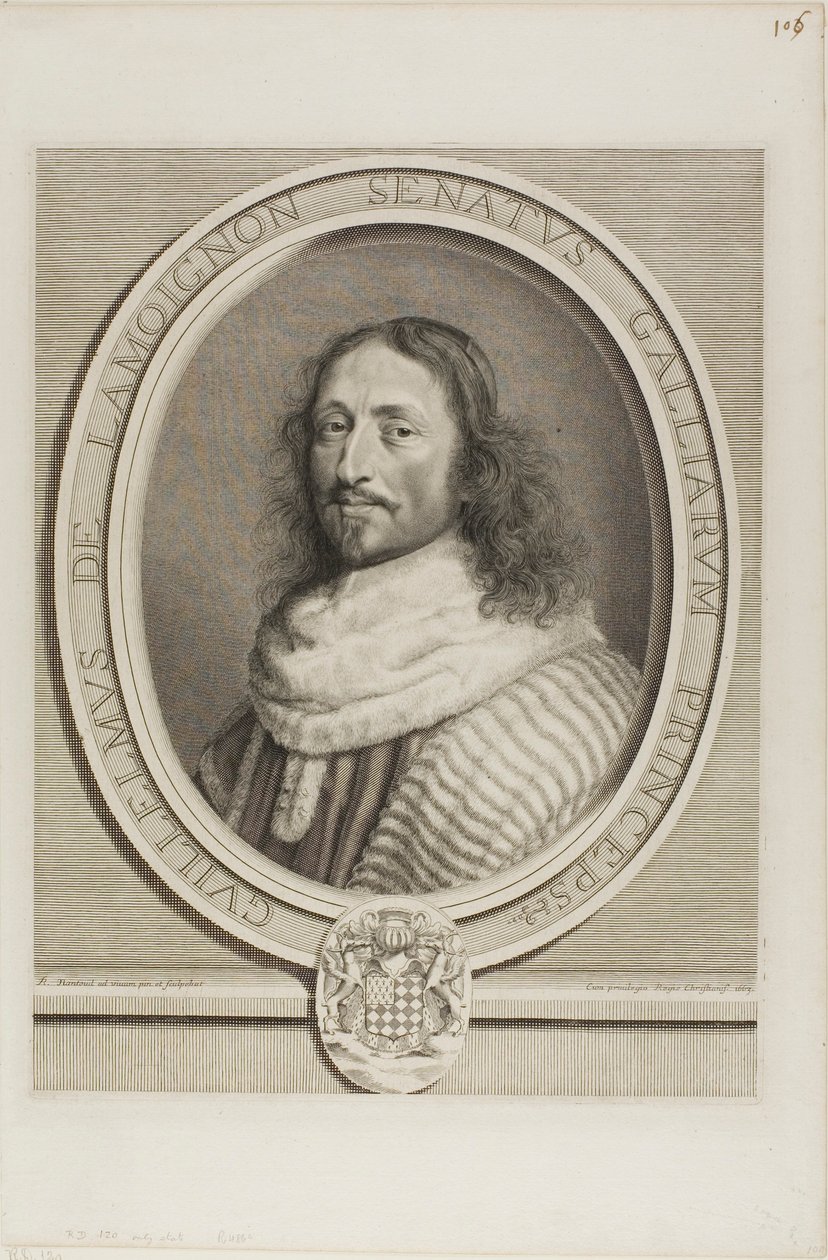 Guillaume de Lamoignon alkotó: Robert Nanteuil