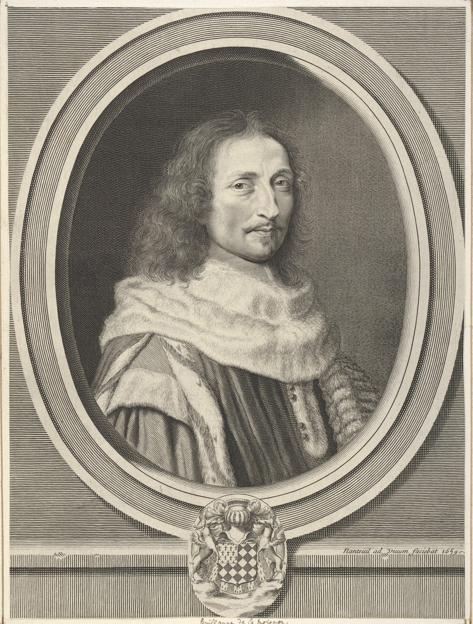 Guillaume de Lamoignon, 1659. alkotó: Robert Nanteuil