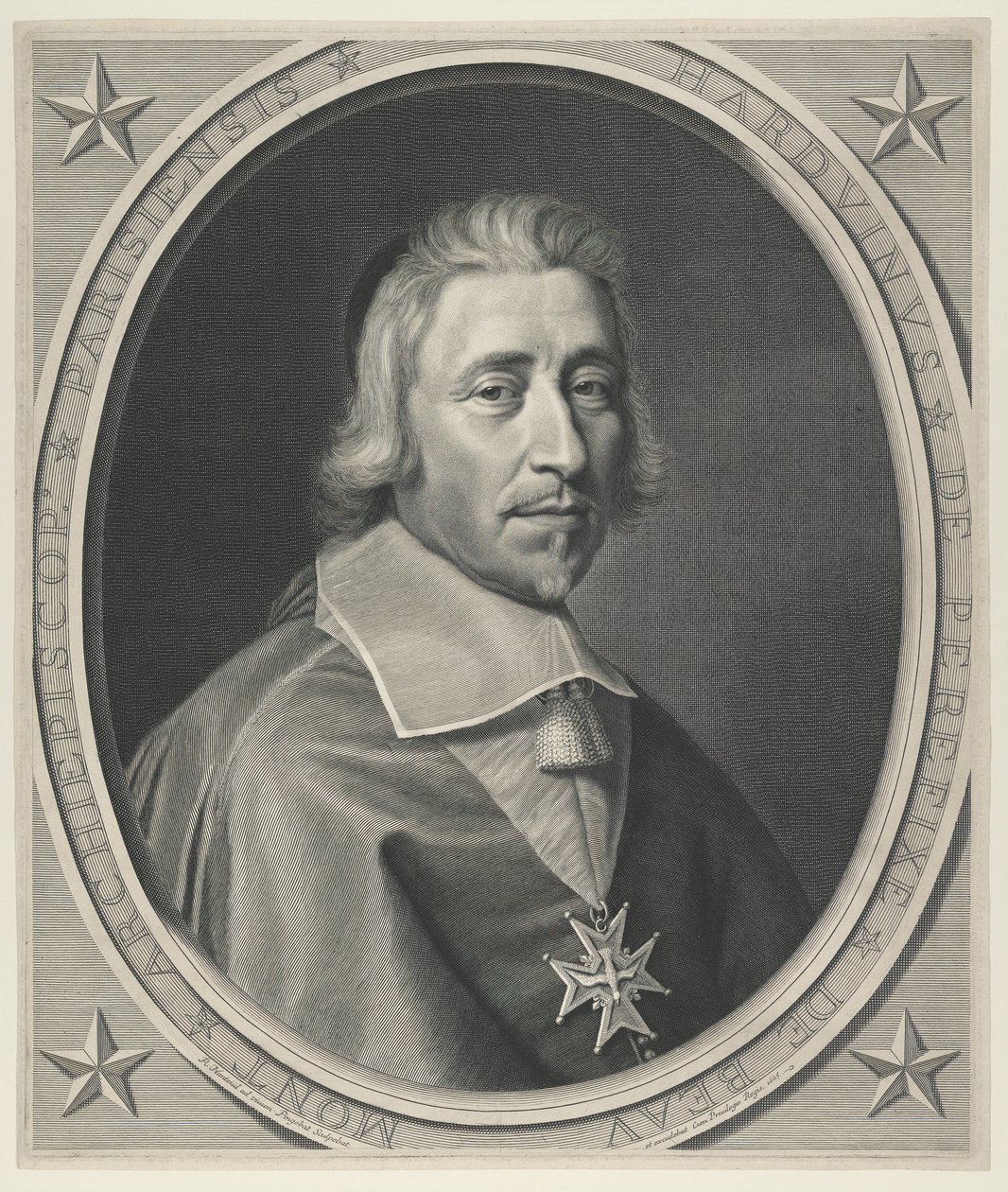 Hardouin de Beaumont de P?refixe, Arch?veque de Paris (Párizsi érsek) alkotó: Robert Nanteuil