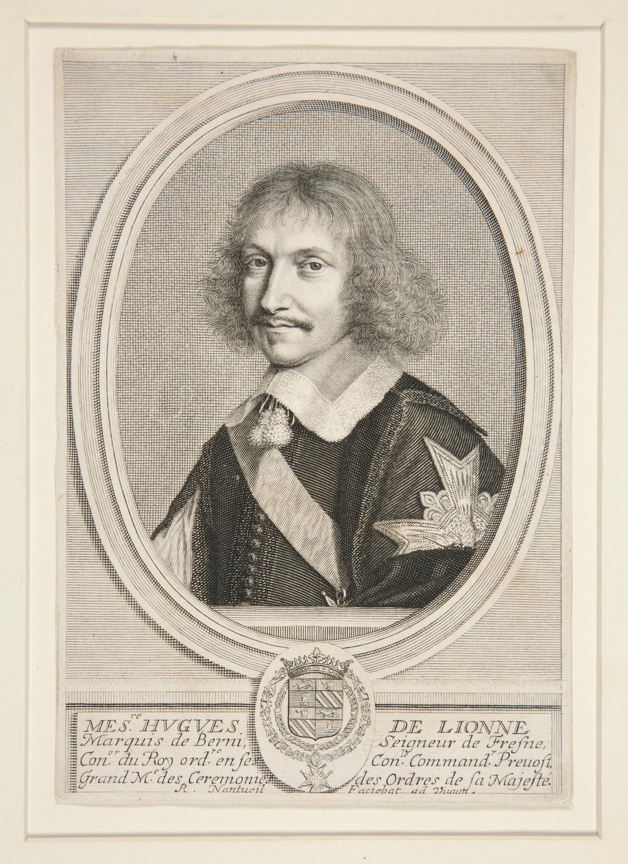 Hugues de Lionne, Berni márki (1611-1671) alkotó: Robert Nanteuil