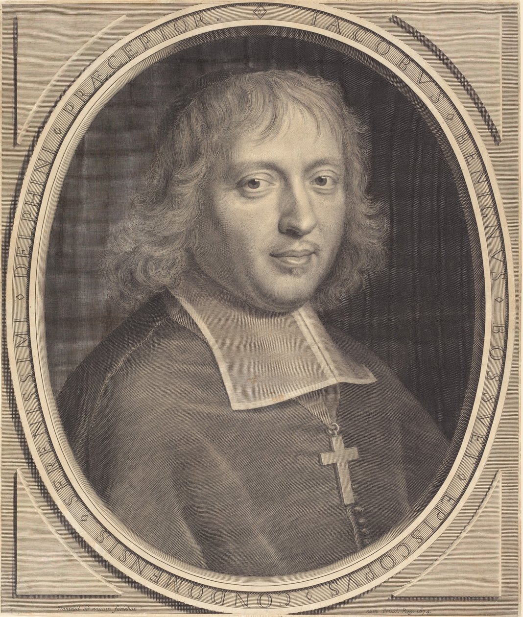 Jacques-Benigne Bossuet alkotó: Robert Nanteuil
