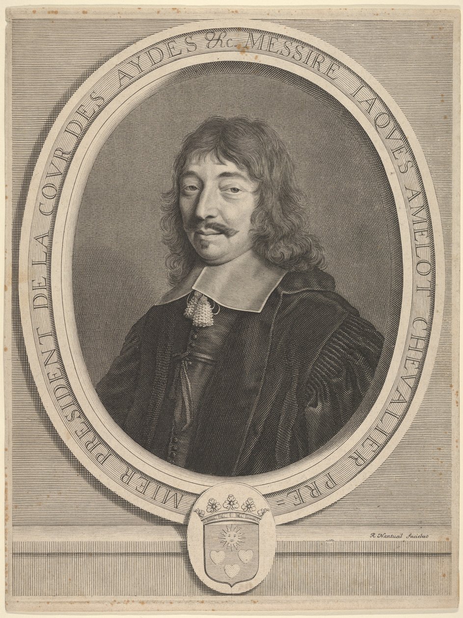 Jacques Amelot alkotó: Robert Nanteuil