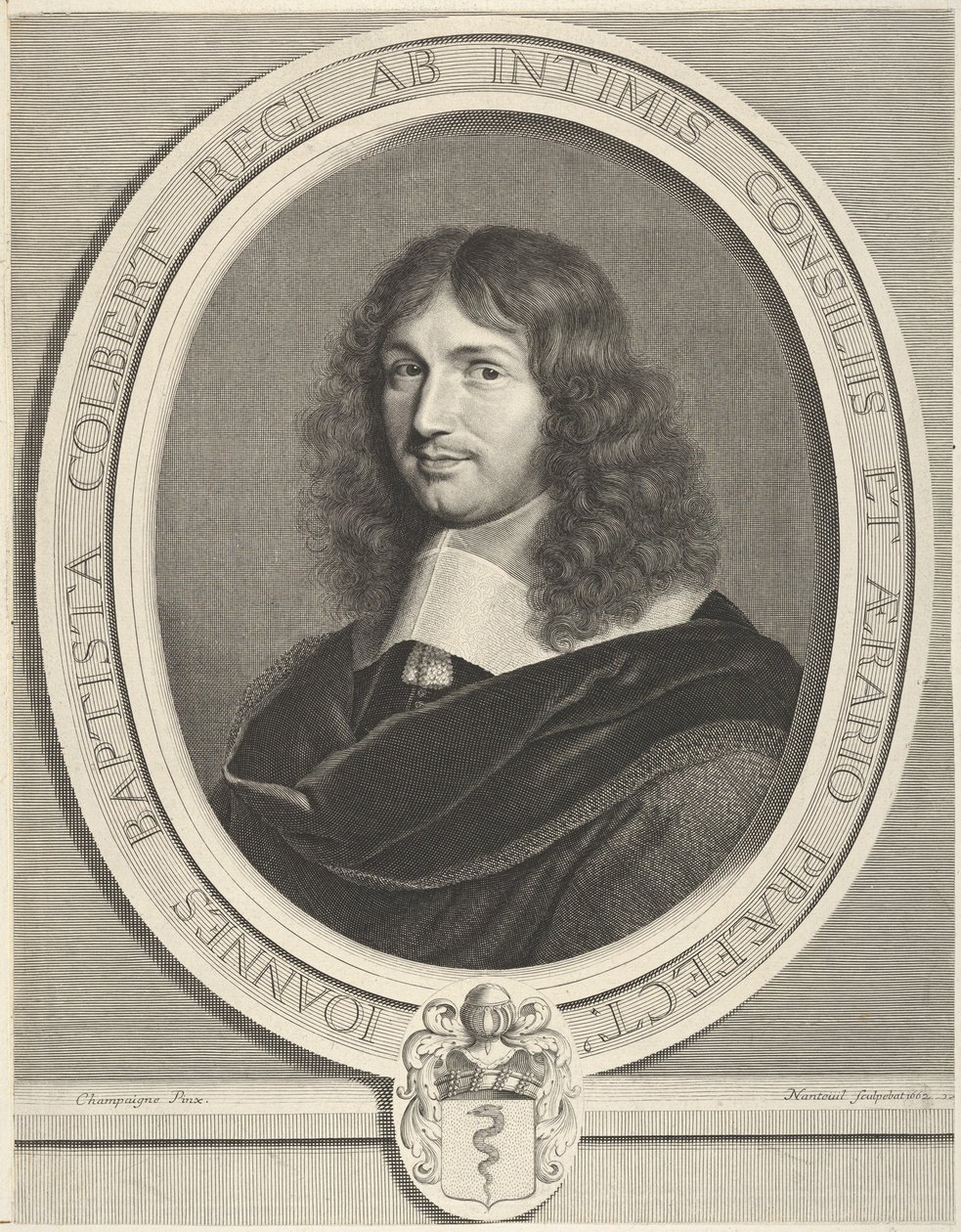 Jean-Baptiste Colbert, 1662. alkotó: Robert Nanteuil